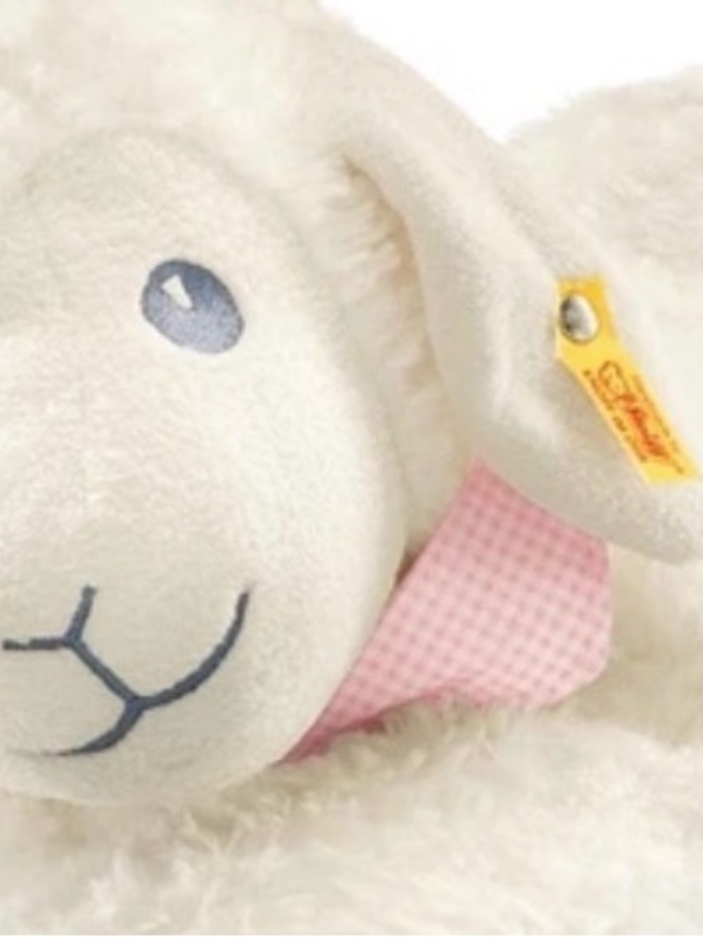Steiff Musical Plush White Lamb Small Comfort Toy